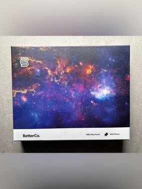 BetterCo. 1000 Piece Milky Way Puzzle 27.5”x20” - 1000 pieces fun relax sky